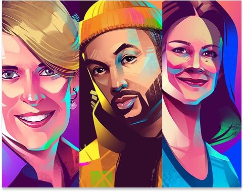 Potrait Illustration Potrait Illustration