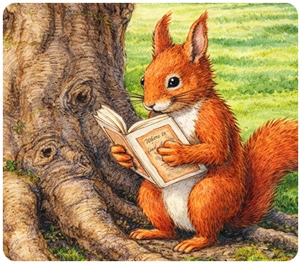 storybook animal illustrations