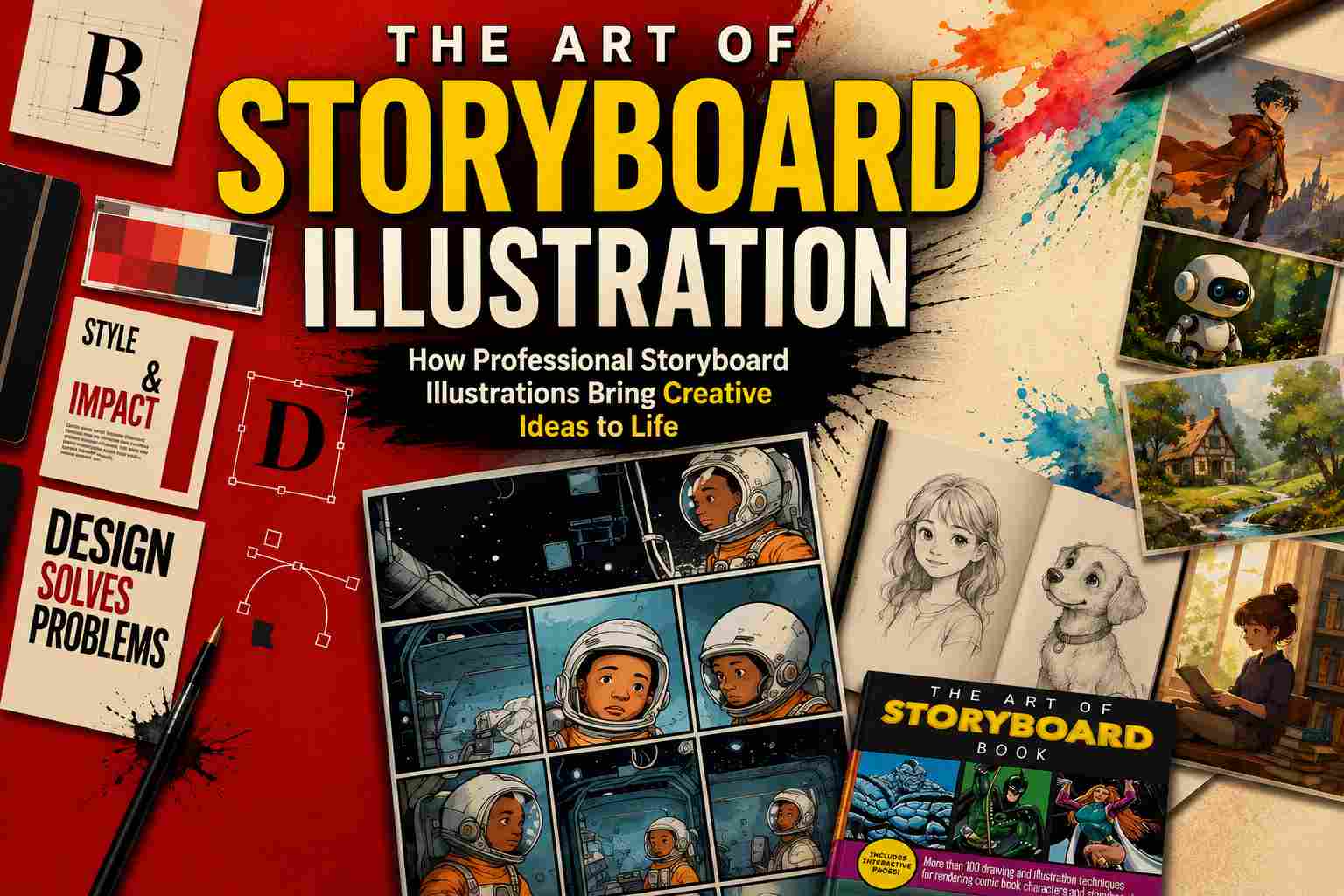 How Professional Storyboard Illustrations