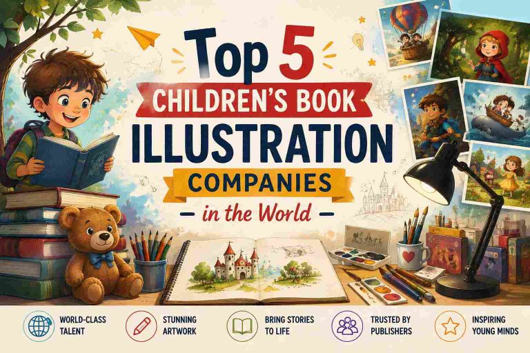 top5 children book illustration companies